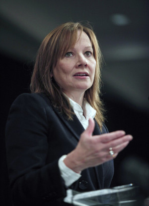 Mary Barra General Motors Chief Executive Officer Mary Barra address