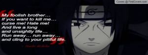 Uchiha Itachi Genius by Birth Profile Facebook Covers
