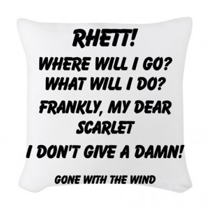 ... Movie Quotes Living Room > Memborable Movie Quote Woven Throw Pillow