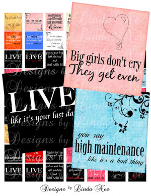 Sassy Quotes Scrabble Inch Images Sale Digital Collage