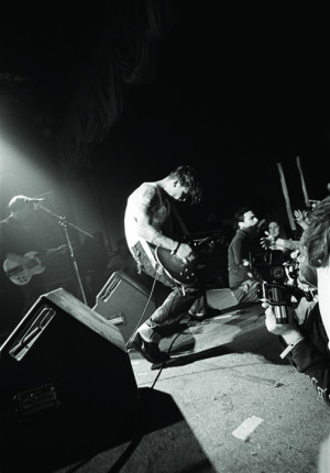 Mike Ness of Social Distortion, taken in March of 1989, and used as ...