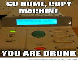 Copy Machine Is Drunk Already Very Funny Real Picture