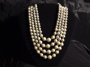 Vintage Jackie Kennedy Style Pearl and Crystal by lildebi53, $14.50