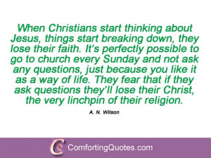 Quotes By A N Wilson