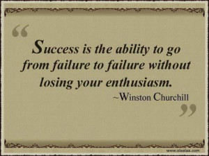 Success Thoughts-Quotes-Winston Churchill-Ability-Enthusiasm-Best-Nice