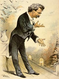 Mark Twain in Puck December 16, 1885