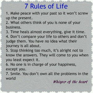 Life rules