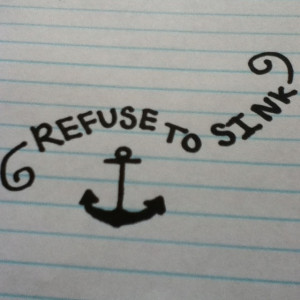 Refuse to sink