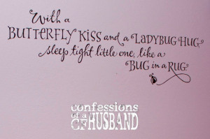 butterfly kiss & ladybug hug.