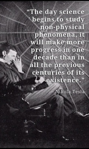 ... day science begins to study non-physical phenomena…