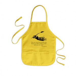 Archimedes Quote - Move The World Quotes Sayings Kids' Apron