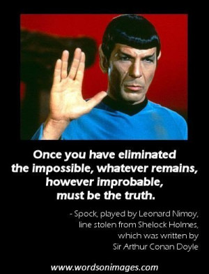Star Trek Mr Spock Quotes