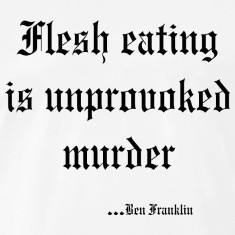 Vegetarian Ben Franklin T-Shirt