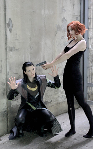 Thor Marvel loki Natasha Romanoff black widow scarlett johansson Loki ...