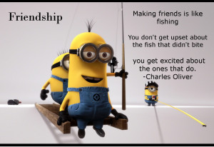 making new friends ...