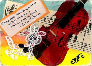 Happiness isn’t happiness unless there’s a violin-playing goat.