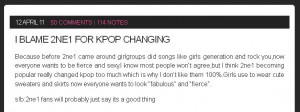 Kpop Quotes 2ne1 ~ lai-za's tree house: 2NE1 Changed KPOP Girl Groups ...