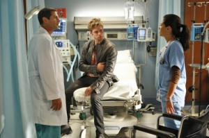 Still of Thomas Calabro, Shaun Sipos and Stephanie Jacobsen in Melrose ...