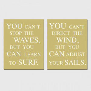 SALE - Nautical Inspirational Quote Duo - Set of Two 8 x 10 ...