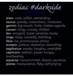zodiac darkside More