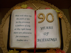 90th birthday this was a cake for our pastor emeritus 90th birthday ...