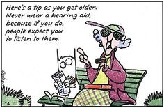 Maxine on Hearing Aids More