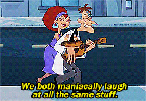 Doofenshmirtz Doofenshmirtz And Mel animated GIF