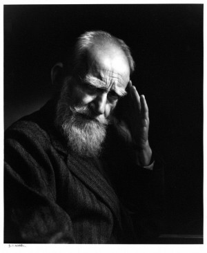 ... George Bernard Shaw by Yousuf Karsh, 1943 - bromide print (NPG, London