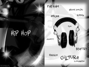 Hip hop – fones Papel de Parede