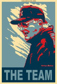 Bo Schembechler - The Team....created by me via Obamicon.Me (site is ...