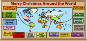 Merry Christmas Around the World
