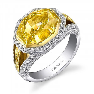 fancy yellow diamond rings