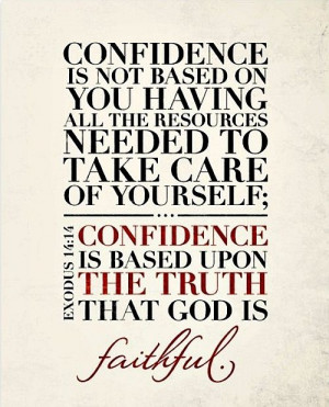 Confidence quotes faith bible christian scriptures
