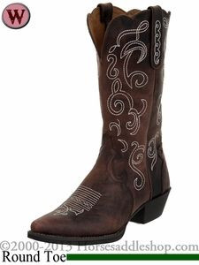 Justin Boots Women's Chocolate Puma Cow Boots L2702. Love!!!
