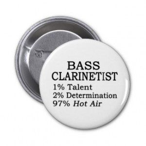 bass clarinet player