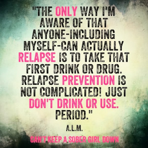 Can't Keep A Sober Girl Down