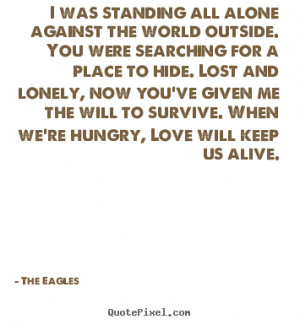 Make personalized picture quote about love - I was standing all ...