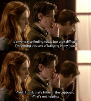 Rory, put Hitler in the cupboard.