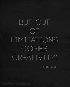 ... of limitations, comes creativity quote quotes creativity inspiration