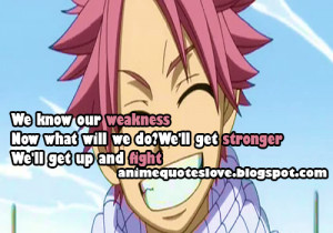 ... . Now what will we do?We'll get stronger! We'll get up and fight