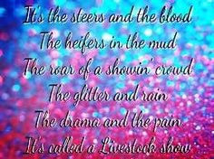 Call the thing a cattle show. @Kassi Dallavis Rice I like this:) More