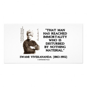 Swami Vivekananda Man Reached Immortality Material Picture Card
