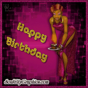 African American Happy Birthday Graphics