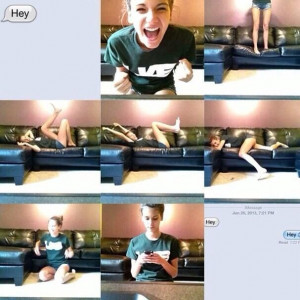 When someone I like text me first..