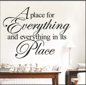 Freeship Small size WALL DECOR IN STOCK quote sticker a place for ...
