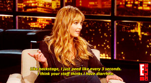 Jennifer Lawrence's best quotes of 2012 in gifs.
