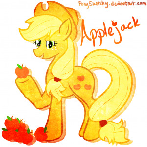 Mlp Applejack Ponysketchy