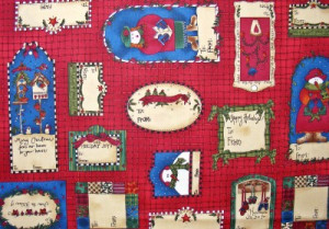 ... ) SSI SEWING THEME CHRISTMAS SAYINGS QUILT/ GIFT LABELS PANEL 15