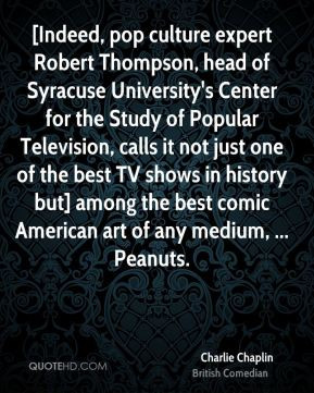, pop culture expert Robert Thompson, head of Syracuse University ...