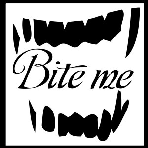 Bite Me Vampire Bite me vampire decal